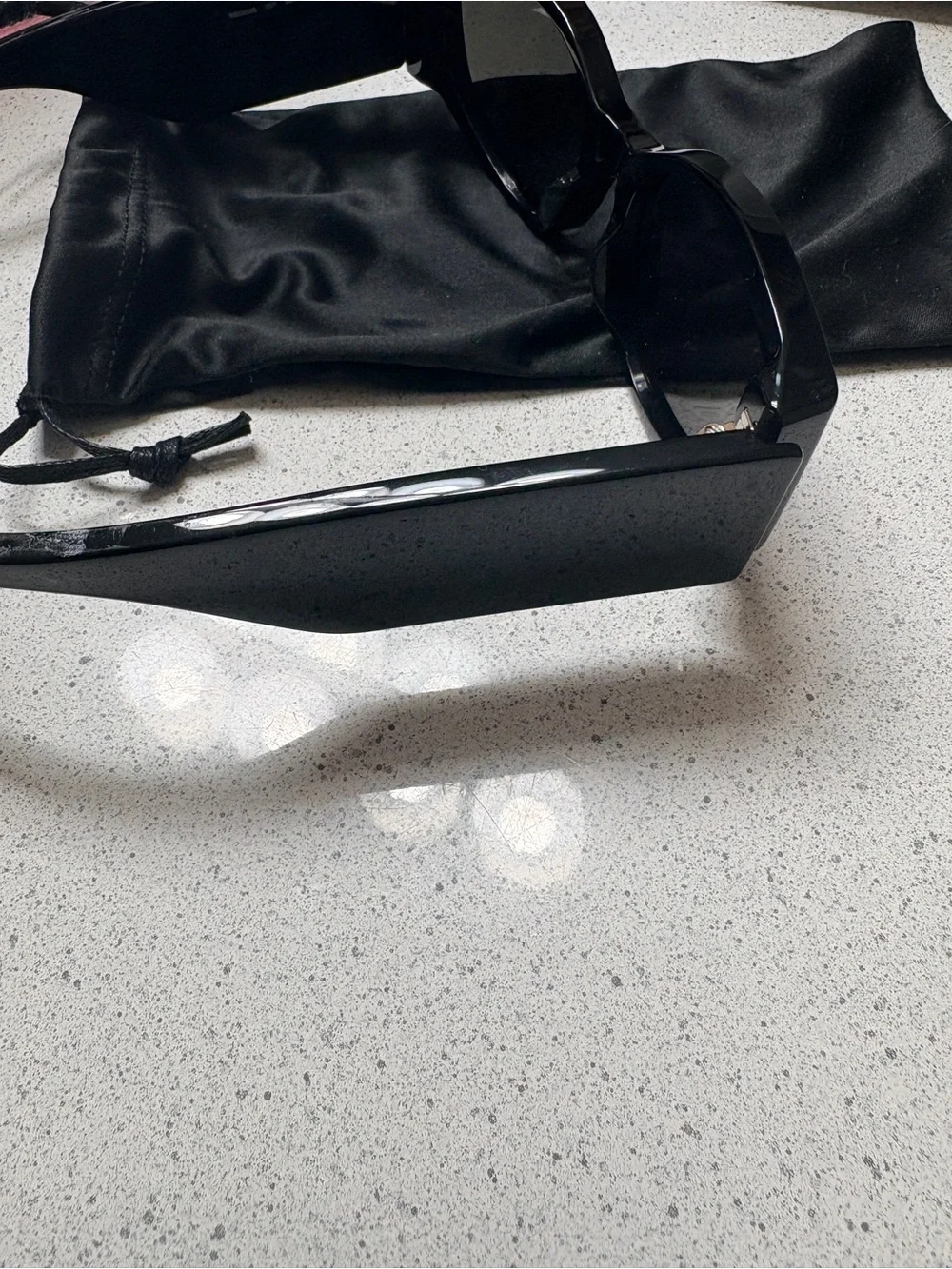 Balenciaga Black Cat-Eye Sunglasses
